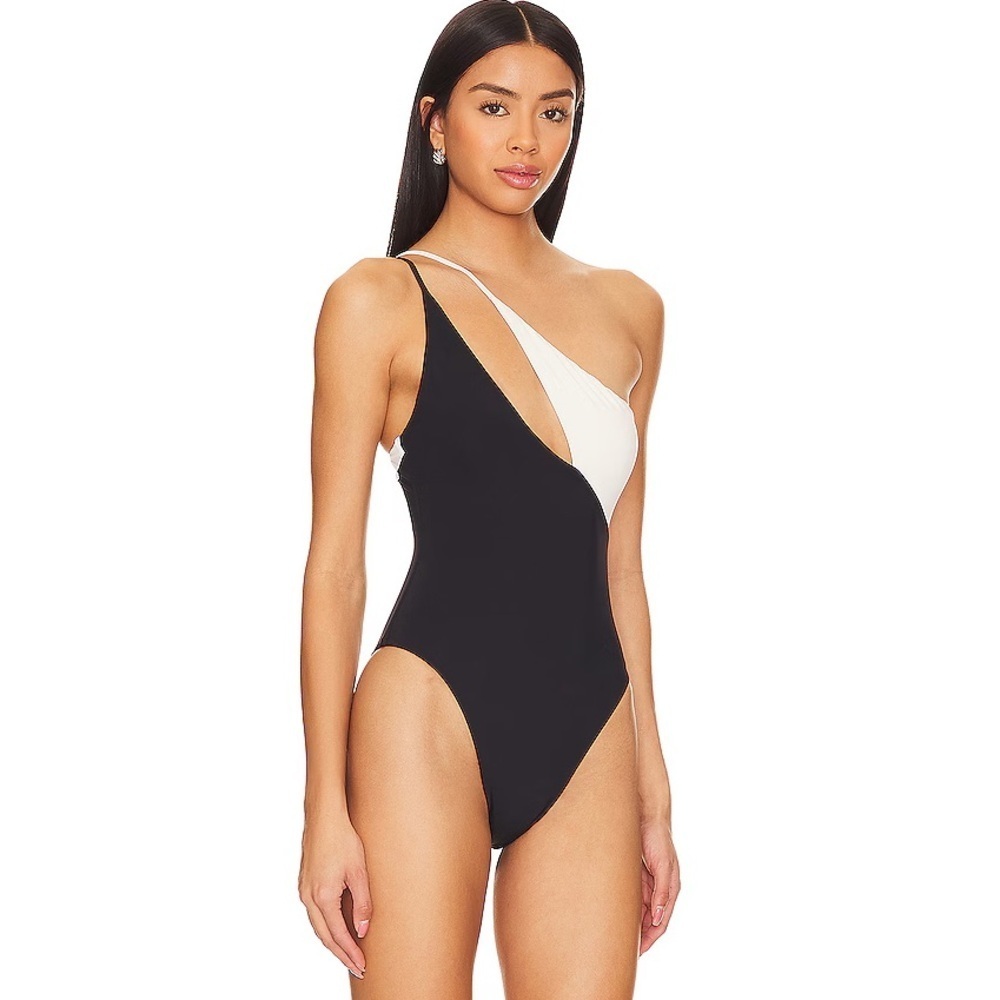 L*Space Raquel Colorblock One-Shoulder One-Piece Swimsuit $169 - Picture 8 of 13